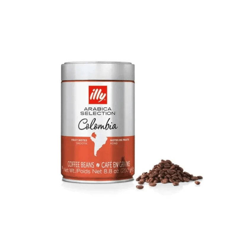 illy Arabica Selection Colombia Whole Coffee Beans Can 250g