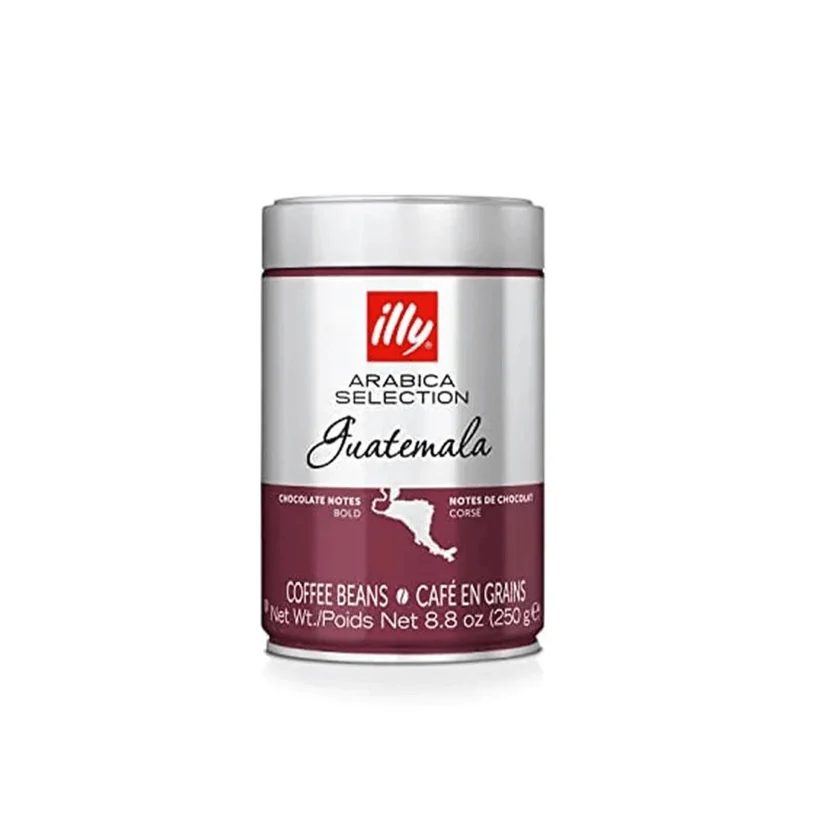 illy Arabica Selection Guatemala Whole Coffee Beans Can 250g